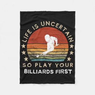 Funny Billiards Slogan T-Shirt - Embrace Life's Un Fleecedecke