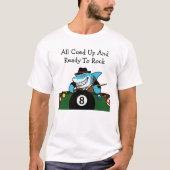 Funny Billiards Theme Pool Hall T-Shirt (Vorderseite)