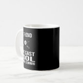 Funny Billiards Wochenendprognose Kaffeetasse (Vorderseite Links)