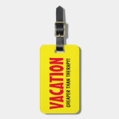 Funny billiger als Therapy Reisegepäck Anhänger Gepäckanhänger (Vorderseite vertikal)