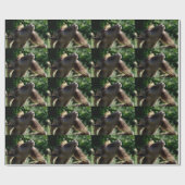 Funny Billy Goat Portrait Geschenkpapier (Flach)