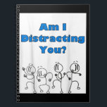 Funny bin ich ablenkend, dass du das menschliche D Notizblock<br><div class="desc">Funny bin ich ablenkend,  dass du das menschliche Design tust</div>