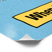 Funny Binge Watchers und ihr Hund Poster (Ecke)