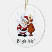 Funny Bingle Jells Christmas Holiday Ornament (Links)