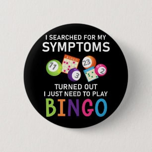 Funny Bingo Ball Bingo Gamer Button