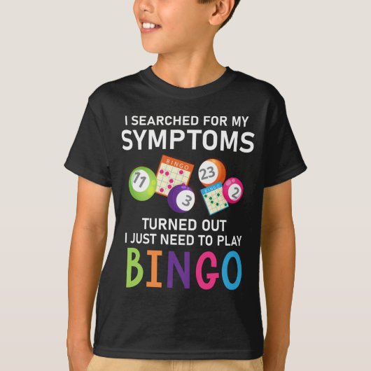 Funny Bingo Ball Bingo Gamer T-Shirt (Vorderseite)