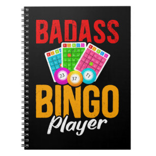 Funny Bingo Balls Sarcastic Bingo Player Notizblock