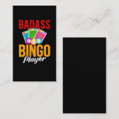 Funny Bingo Balls Sarcastic Bingo Player Visitenkarte (Vorne/Hinten)