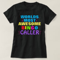 Funny Bingo Caller Bingo Player Tshirt