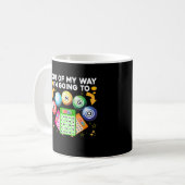 Funny Bingo Gambling Bingo Player Kaffeetasse (Vorderseite Links)