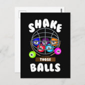 Funny Bingo Gambling Joke Bingo Postkarte (Vorne/Hinten)