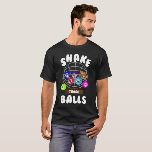 Funny Bingo Gambling Joke Bingo T-Shirt (Vorne ganz)