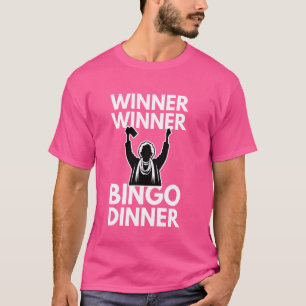 Funny Bingo Game Gewinner Bingowoodnung Design T-Shirt