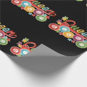 Funny Bingo Girl Bingo Balls Queen Geschenkpapier (Ecke)