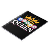 Funny Bingo Girl Bingo Balls Queen Women Notizblock (Linke Seite)