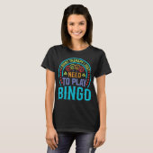 Funny Bingo Lover Design – Bingo Player Gift T-Shirt (Vorne ganz)