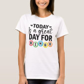 Funny Bingo Lover Design – Bingo Player Gift T-Shirt (Vorderseite)