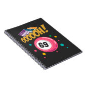Funny Bingo Player 69 Joke Notizblock (Rechte Seite)