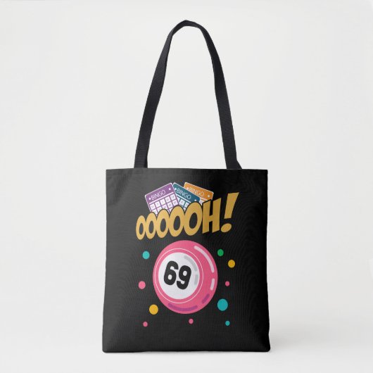 Funny Bingo Player 69 Joke Tasche (Vorderseite)