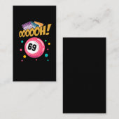Funny Bingo Player 69 Joke Visitenkarte (Vorne/Hinten)