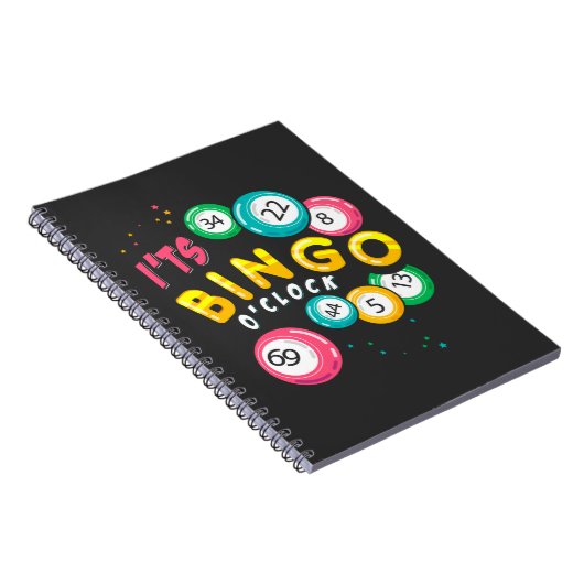 Funny Bingo Player Gambler Spaß Notizblock (Rechte Seite)