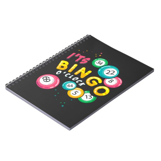 Funny Bingo Player Gambler Spaß Notizblock (Linke Seite)