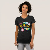 Funny Bingo Player Gambler Spaß T-Shirt (Vorne ganz)