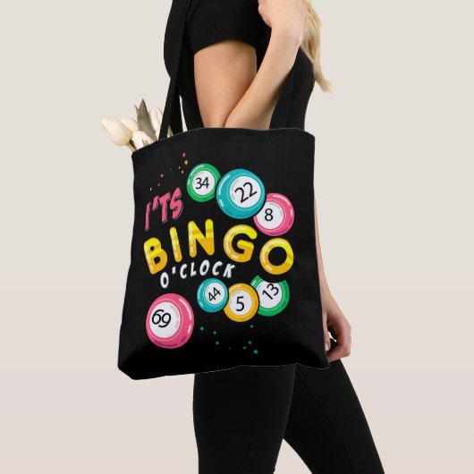 Funny Bingo Player Gambler Spaß Tasche (Von Nahem)
