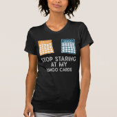 Funny Bingo Player Gambling Spaß T-Shirt (Vorderseite)