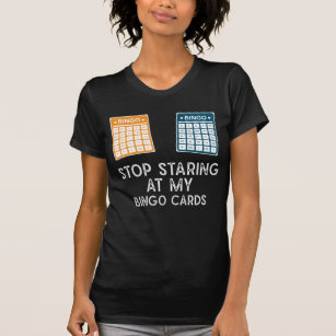 Funny Bingo Player Gambling Spaß T-Shirt