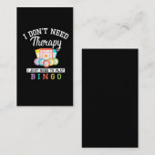 Funny Bingo Player Joke Visitenkarte (Vorne/Hinten)