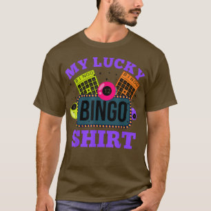 Funny Bingo Player My Lucky Bingo T - Shirt Copy P