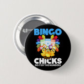 Funny Bingo Women Bingo Player Girls Button (Vorne & Hinten)