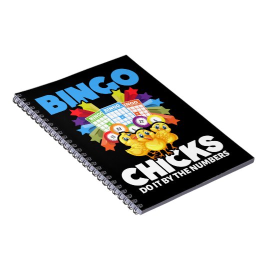 Funny Bingo Women Bingo Player Girls Notizblock (Rechte Seite)