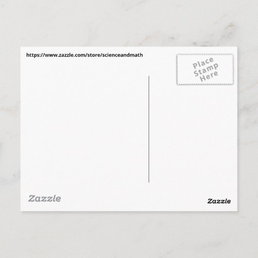 Funny Binomial Theorem STEM Math Science Spaß Postkarte (Rückseite)