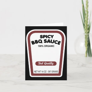 Funny Bio Grillen Sauce Halloween Easy Group Costu Karte
