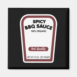 Funny Bio Grillen Sauce Halloween Easy Group Costu Magnet