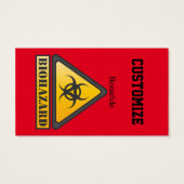 Funny Biogefährdung Warning Sign Thunder_Cove (Rückseite)