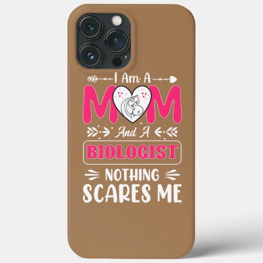 Funny Biologist Mama, Biologe Mama Funny Case-Mate iPhone Hülle (Rückseite)