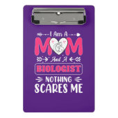 Funny Biologist Mama, Biologe Mama Funny Mini Klemmbrett (Vorderseite)