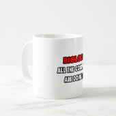 Funny Biologist Shirts und Geschenke Kaffeetasse (Vorderseite Links)