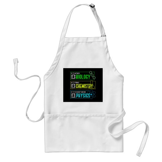 Funny Biology Chemistry Physical Science Nerd Schürze (Vorne)