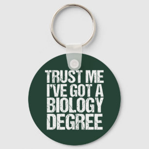 Funny Biology Major Abschluss Green Biologin Schlüsselanhänger