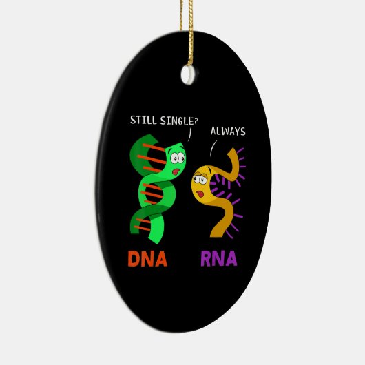 Funny Biology Pun Biologe Lehrerin Professor Gift Keramik Ornament (Rechts)