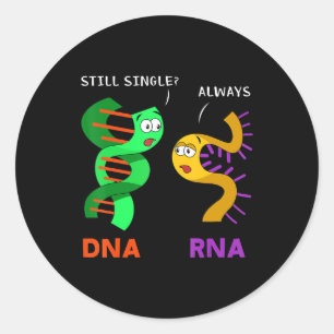 Funny Biology Pun Biologe Lehrerin Professor Gift Runder Aufkleber