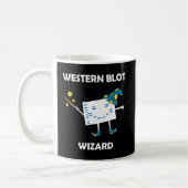 Funny Biology Western Blot Wizard Kaffeetasse (Links)