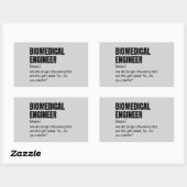 Funny Biomed Definition Sticker (Blatt)
