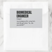 Funny Biomed Definition Sticker (Tasche)