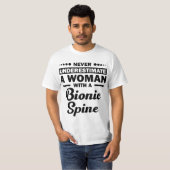 Funny Bionic Spine Surgery Recovery Gift Back Spin T-Shirt (Vorne ganz)