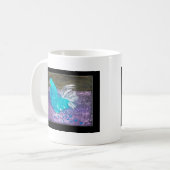 Funny Bird Art Rooster Chicken Kaffeetasse (Vorderseite Links)